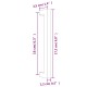 10 db aranyszínű rozsdamentes acél szekrényfogantyú 160 mm