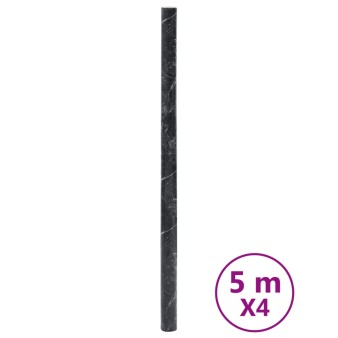 Öntapadós márványfekete pvc bútormatricák 90 x 500 cm