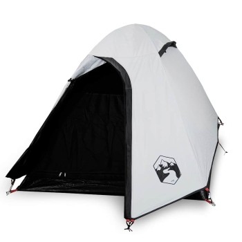 2 személyes fehér sötétítő szövet vízálló kupolás kempingsátor
