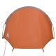 185t taffeta 4-személyes szürke-narancs sátor 405x170x106 cm 185t taffeta 4-személyes szürke-narancs sátor 405x170x106 cm
