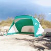 Tengerzöld 185t poliészter strandsátor 274 x 178 x 170/148 cm