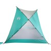 Tengerzöld 185t poliészter strandsátor 274 x 178 x 170/148 cm
