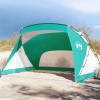 Tengerzöld 185t poliészter strandsátor 274 x 178 x 170/148 cm