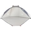 Szürke 185t poliészter strandsátor 268 x 223 x 125 cm