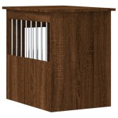 Barna tölgy színű szerelt fa kutyaketrec 45 x 62 x 59 cm Barna tölgy színű szerelt fa kutyaketrec 45 x 62 x 59 cm