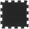 16 db fekete gumi padlólap 16 mm 30 x 30 cm