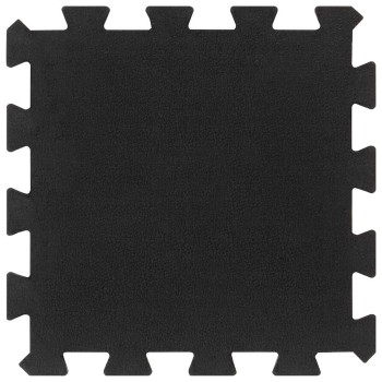 16 db fekete gumi padlólap 16 mm 30 x 30 cm