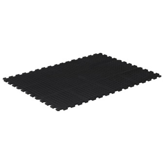 Fekete gumi padlólap 12 mm 90 x 120 cm