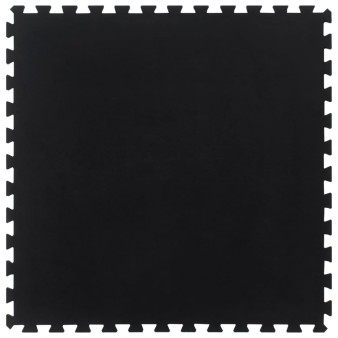 Fekete gumi padlólap 12 mm 100 x 100 cm