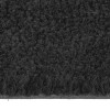 Ajtószőnyeg fekete félkör 50x80 cm tufting kókuszrostos szőnyeg