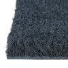 Ajtószőnyeg sötétszürke 60x90 cm tufting kókuszrost