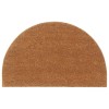 Ajtószőnyeg natural half round 50x80 cm tufting kókuszrost