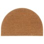 Ajtószőnyeg natural half round 60x90 cm tufting kókuszrost