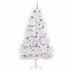 Mű karácsonyfa fehér 120 x 120 x 240 cm pvc és fém