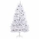 Mű karácsonyfa fehér 120 x 120 x 240 cm pvc és fém