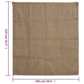 10 db jutazsák 100x110 cm 100% juta 340 g/m² 10 db jutazsák 100x110 cm 100% juta 340 g/m²