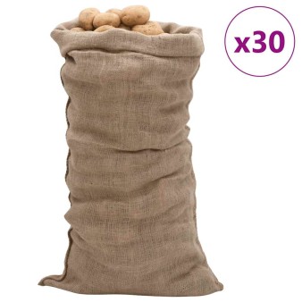 30 db jutazsák 65 x 135 cm 100% juta 220 gsm