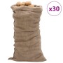 30 db jutazsák 65 x 135 cm 100% juta 220 gsm