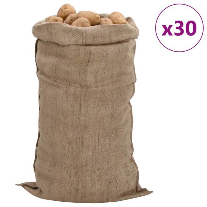 30 db jutazsák 65 x 135 cm 100% juta 340 g/m2 30 db jutazsák 65 x 135 cm 100% juta 340 g/m2