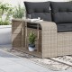 2 db világosszürke polyrattan tárolópolc