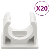 Pvc kábelcsatornák kapcsokkal ø20 mm 10 m