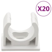 Pvc kábelcsatornák kapcsokkal ø25 mm 10 m Pvc kábelcsatornák kapcsokkal ø25 mm 10 m