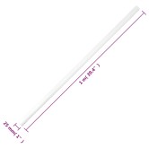 Pvc kábelcsatornák kapcsokkal ø25 mm 10 m Pvc kábelcsatornák kapcsokkal ø25 mm 10 m