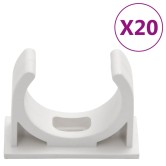Pvc kábelcsatornák kapcsokkal ø30 mm 10 m