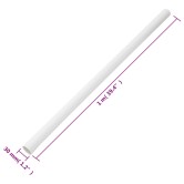Pvc kábelcsatornák kapcsokkal ø30 mm 10 m