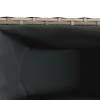 2 db szürke polyrattan kerti ültetőláda 2 cseréppel 90x20x40 cm