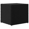 2 db fekete polyrattan kerti ültetőláda 36x30x32 cm