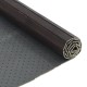 Négyszögletű sötétbarna bambusz szőnyeg 100 x 300 cm