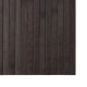Négyszögletű sötétbarna bambusz szőnyeg 100 x 300 cm