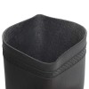 Fekete esőkabát 46-os méret pvc-ből