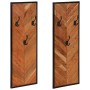 2 db tömör akácfa fogas 35 x 1 x 90 cm