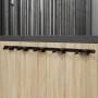 Fekete vas kantártartó 5 kantárhoz