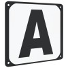 12 db acél pályajelölő betű díjlovagláshoz