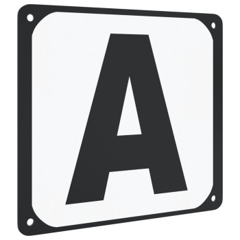 12 db acél pályajelölő betű díjlovagláshoz