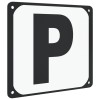 12 db acél pályajelölő betű díjlovagláshoz