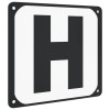 12 db acél pályajelölő betű díjlovagláshoz
