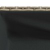 Szürke polyrattan kerti ültetőláda polccal