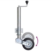 Utánfutó támasztókerék 2 tartócsővel 2 osztott bilinccsel 60 mm Utánfutó támasztókerék 2 tartócsővel 2 osztott bilinccsel 60 mm