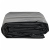 Antracitszürke ponyva 1,5 x 6 m 650 g/m²