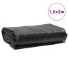 Antracitszürke ponyva 650 g/m² 1,5 x 2 m