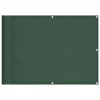 Sötétzöld 100% oxford poliészter erkélyparaván 75 x 800 cm