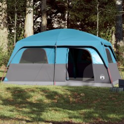 10 személyes kék vízálló családi sátor