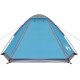 2 személyes kék vízálló kupolás kempingsátor