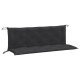 2 db melange antracitszürke szövet kerti padpárna 150x50x7 cm 2 db melange antracitszürke szövet kerti padpárna 150x50x7 cm