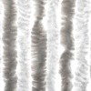 Világosszürke és fehér zsenília rovarfüggöny 90 x 200 cm