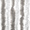 Világosszürke és fehér zsenília rovarfüggöny 100 x 230 cm